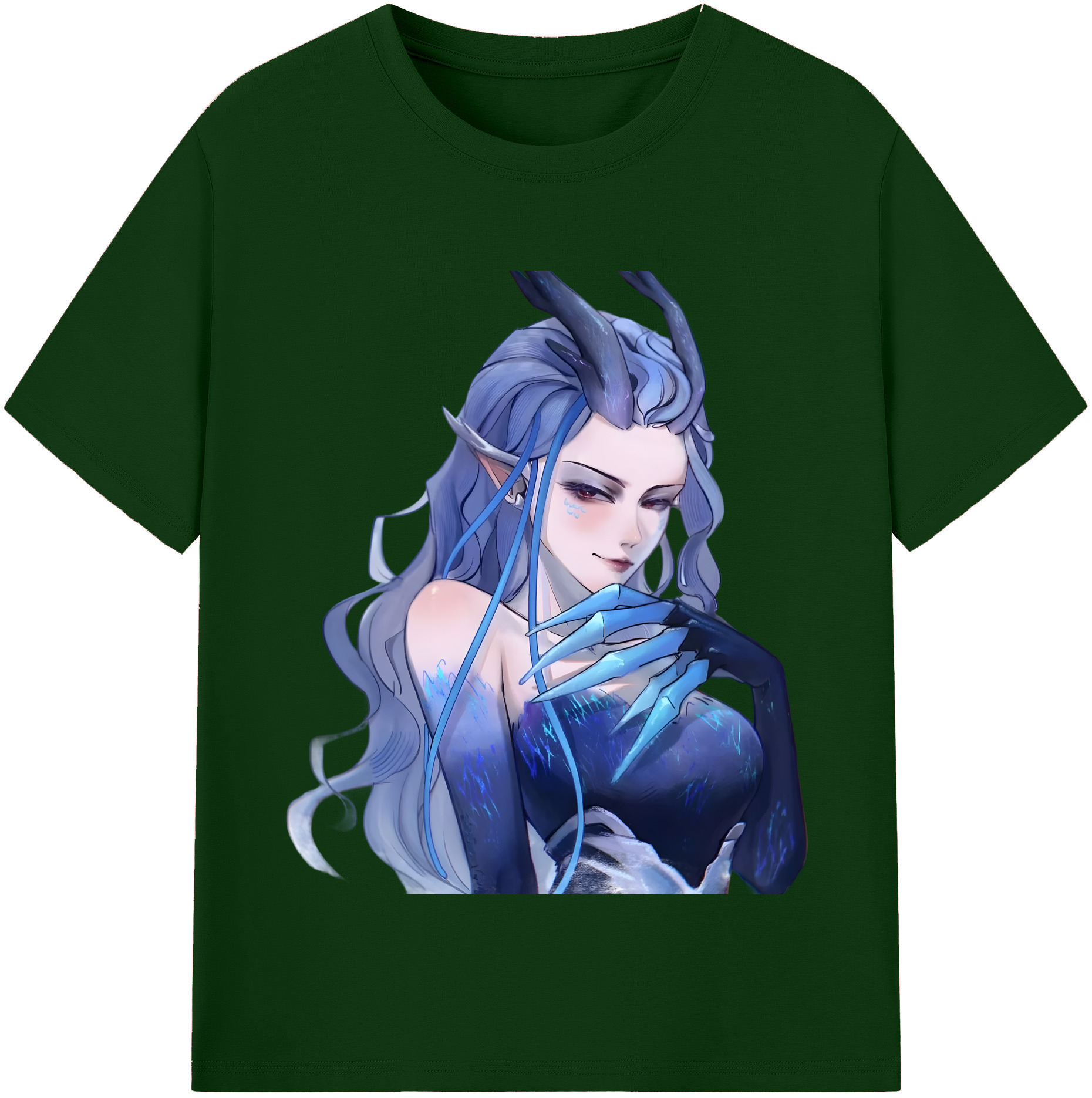 （画像用） Ne Zha 2 ナタ 魔童の大暴れ 綿100％半袖Tシャツ（フロントプリント）